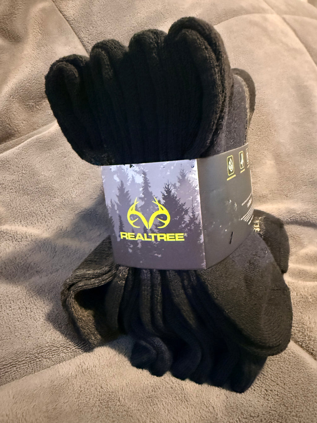 Realtree moisture wicking casual crew ( paquete de 8 pares de medias )