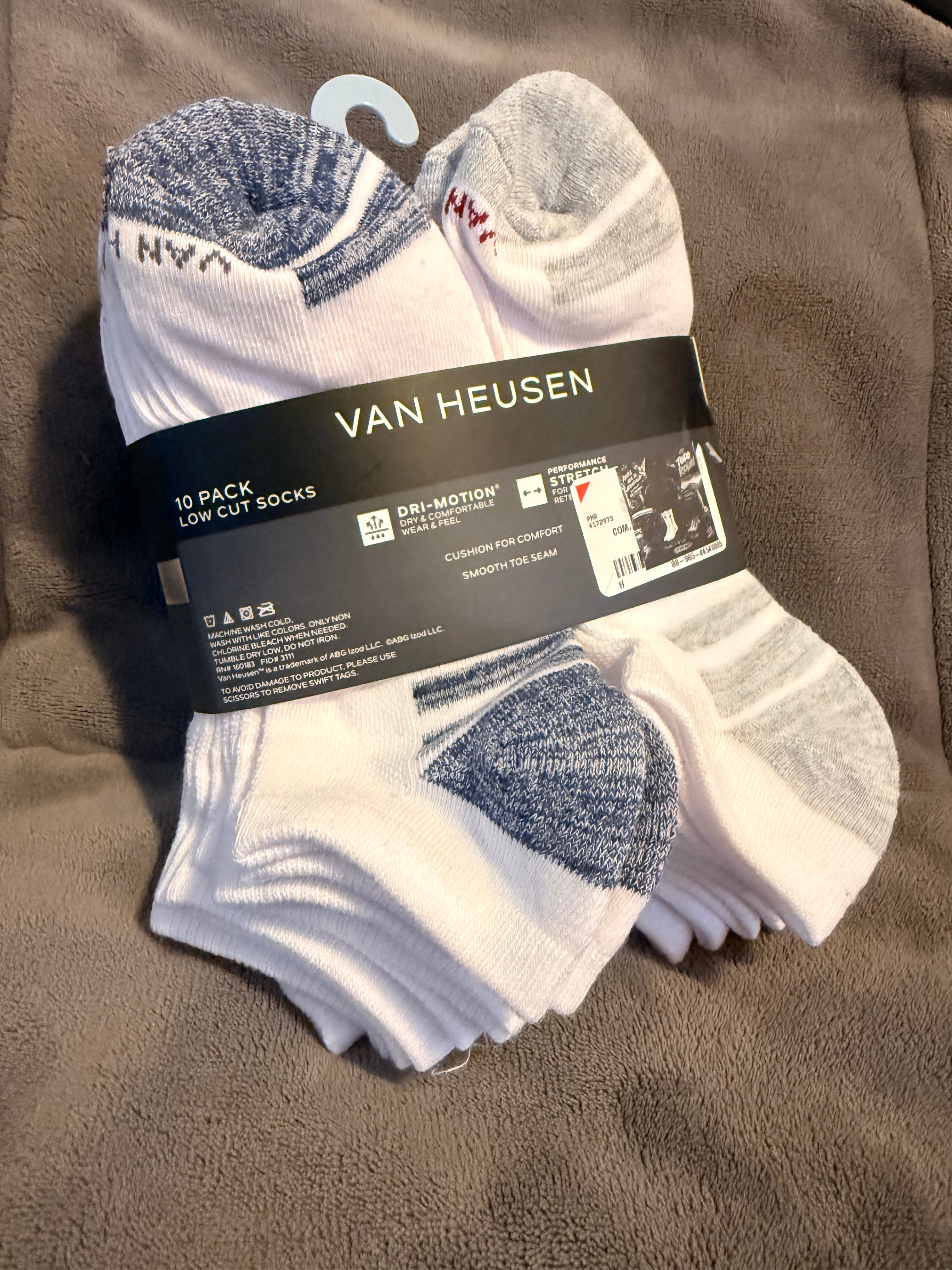 Paquete de 10 Calcetines Deportivos Cortos Van Heusen Performance para Hombre