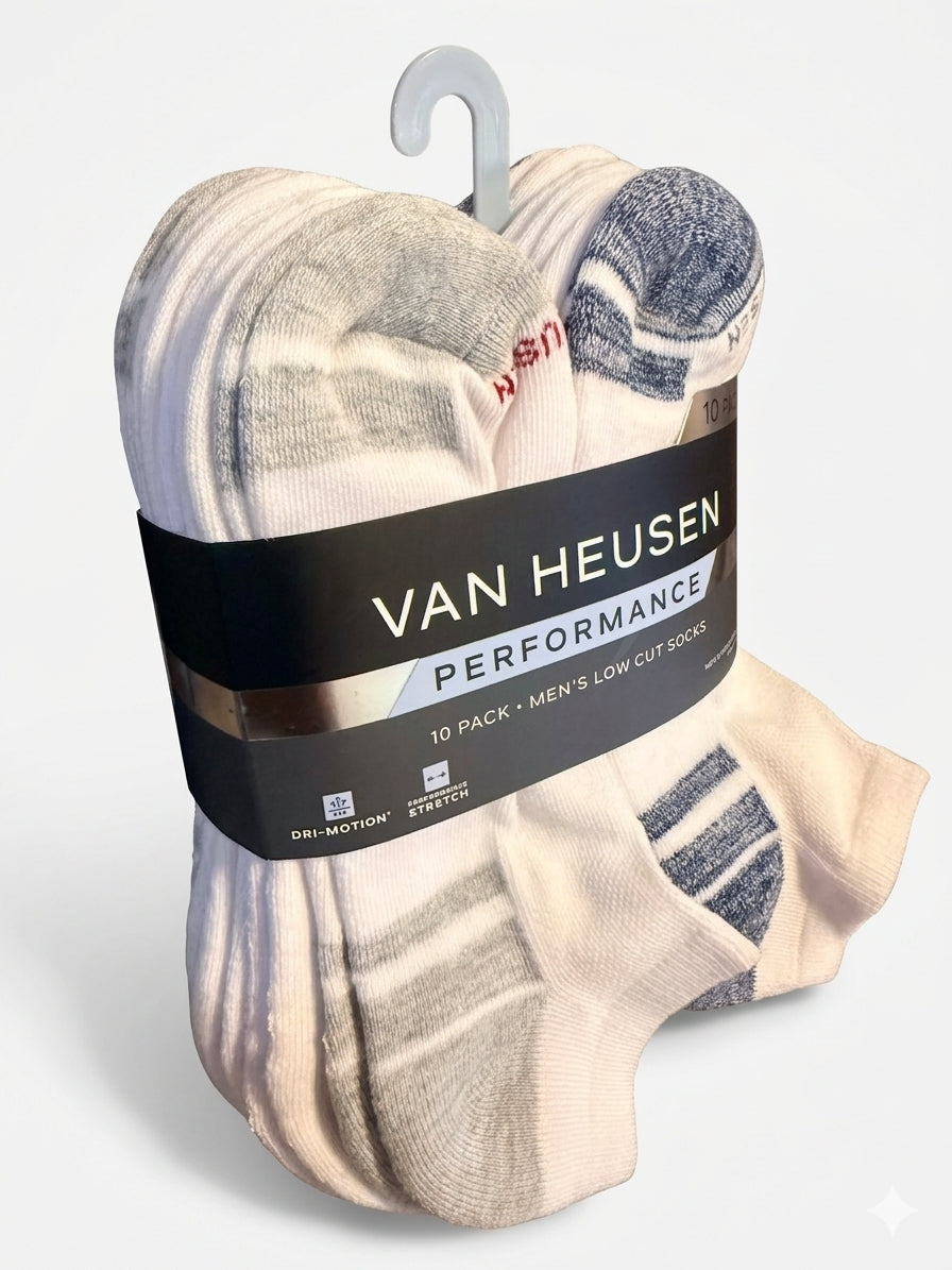 Paquete de 10 Calcetines Deportivos Cortos Van Heusen Performance para Hombre