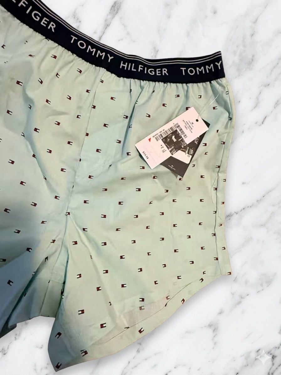 Bóxer Clásico Tommy Hilfiger "Woven" – Edición Mint Heritage