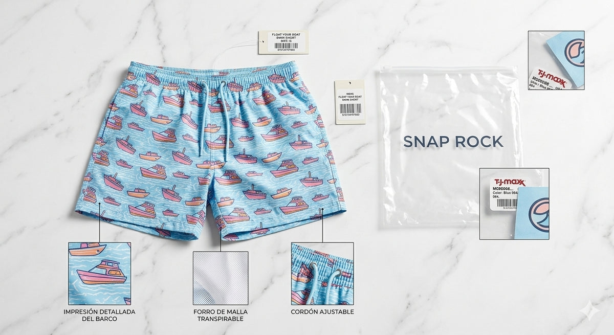 Bañador para Hombre "Float Your Boat" - Azul Celeste | Snapper Rock