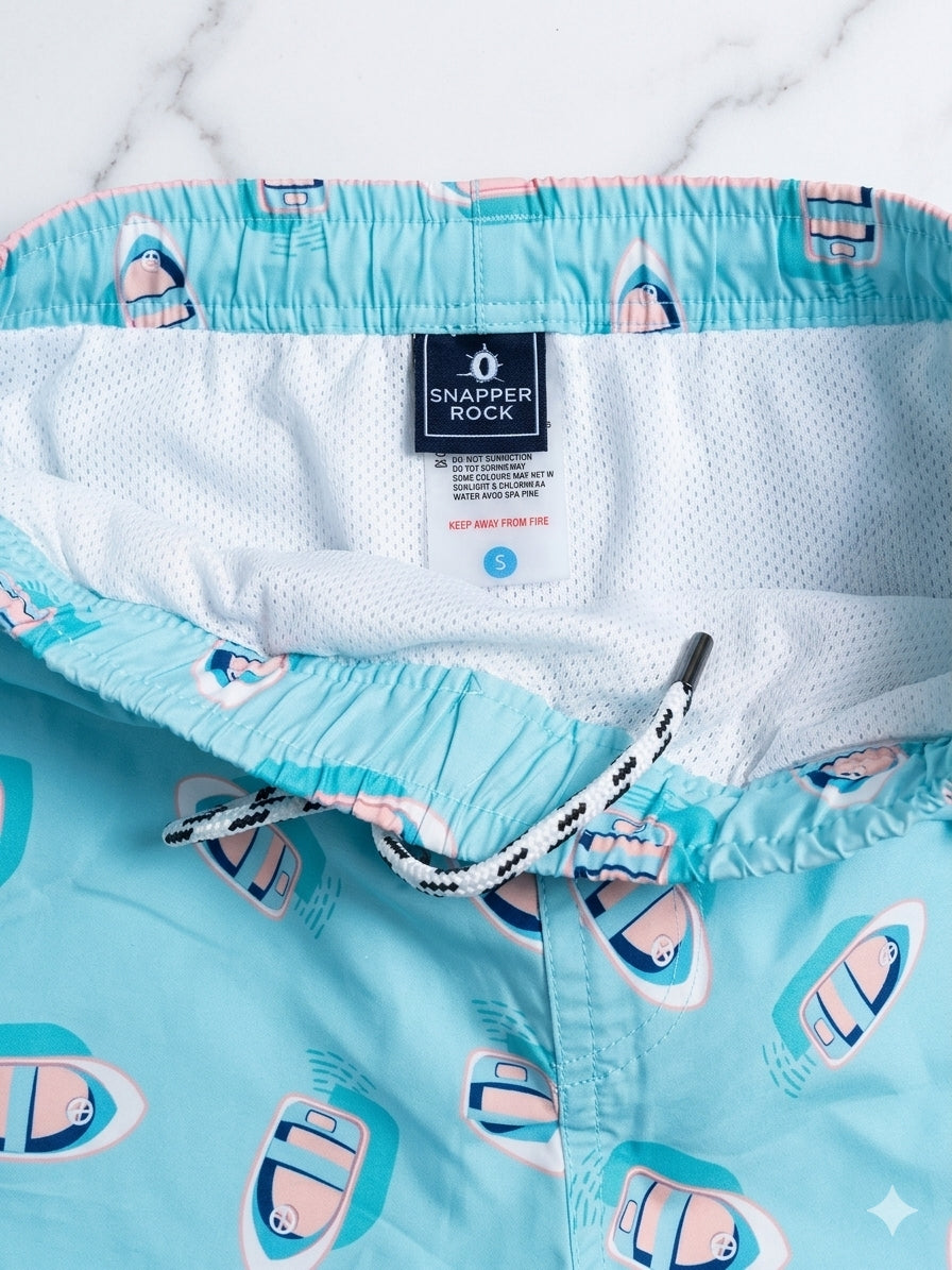 Bañador para Hombre "Float Your Boat" - Azul Celeste | Snapper Rock