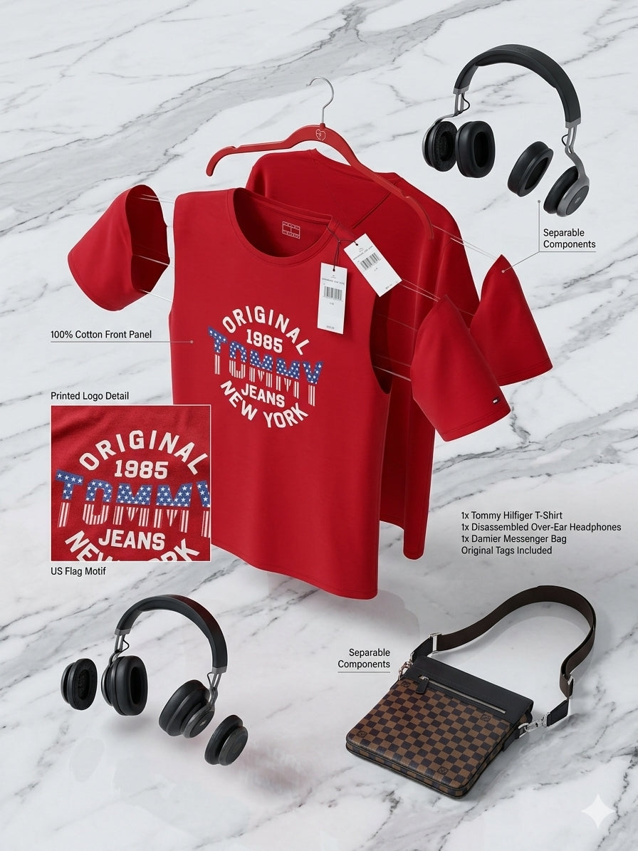 Playera Tommy Hilfiger "Original 1985 New York" - Roja