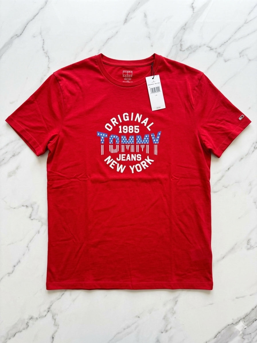 Playera Tommy Hilfiger "Original 1985 New York" - Roja