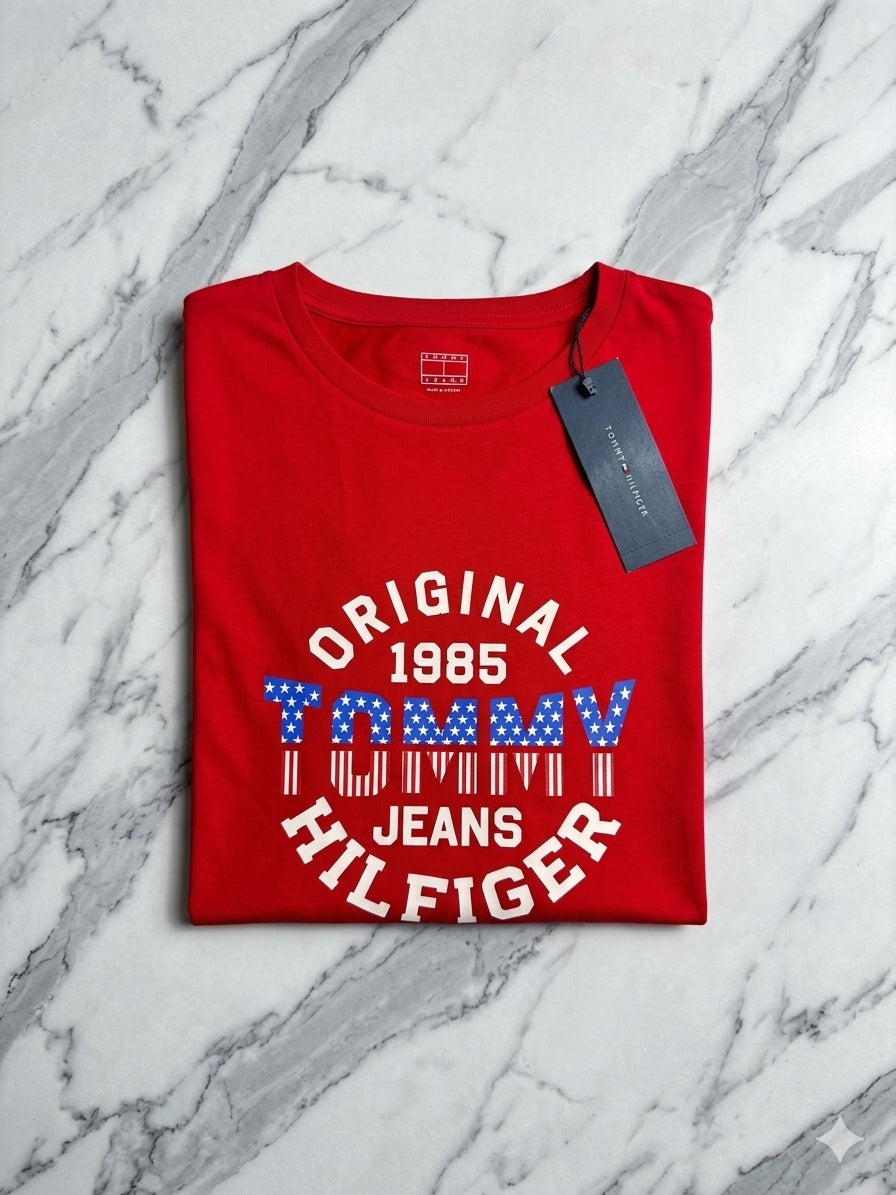 Playera Tommy Hilfiger "Original 1985 New York" - Roja