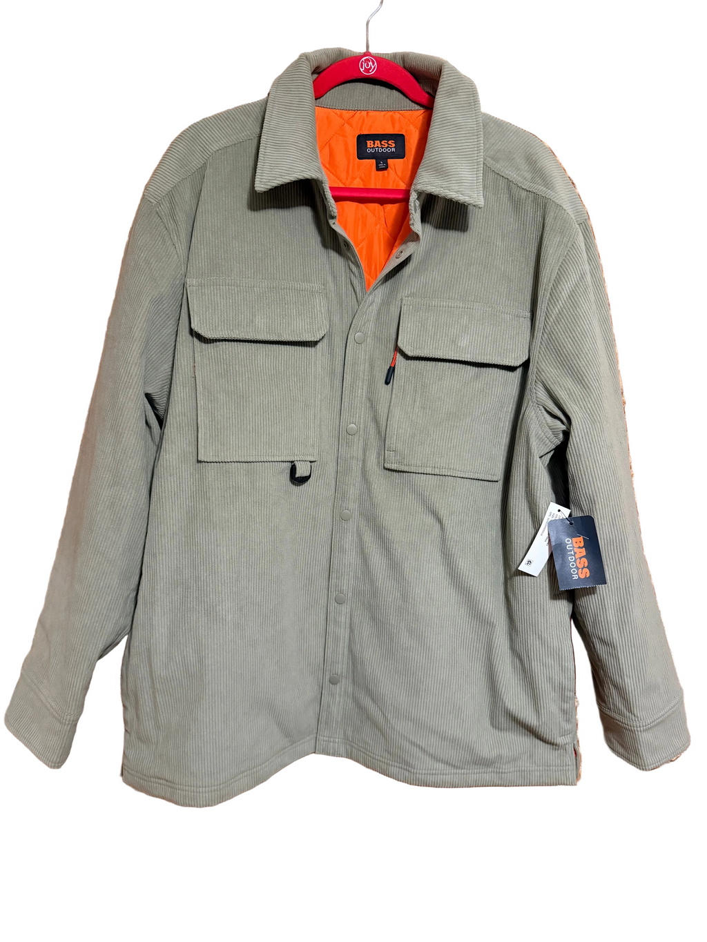 Chaqueta Camisera Bass Outdoor de Pana para Hombre