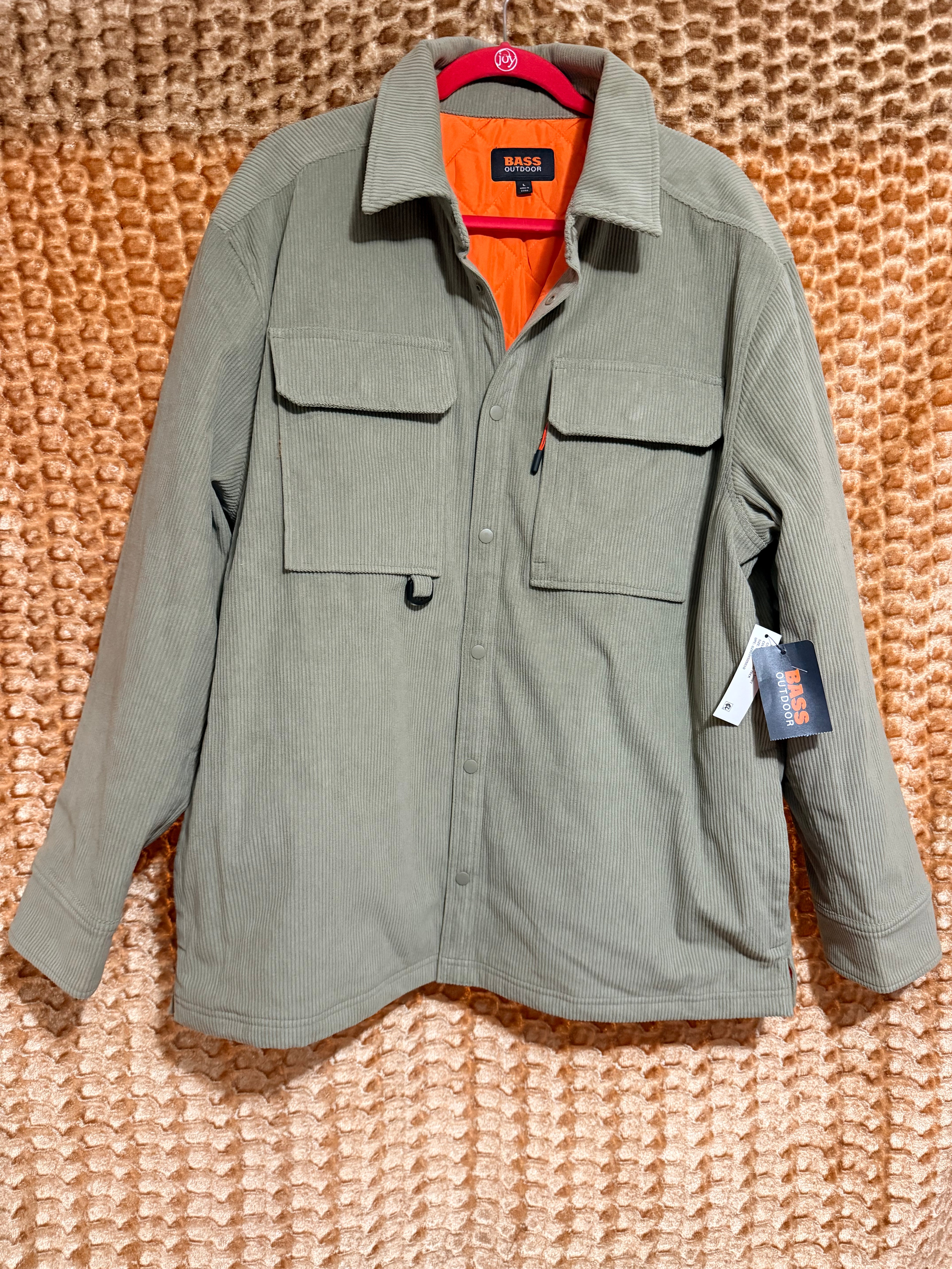 Chaqueta Camisera Bass Outdoor de Pana para Hombre