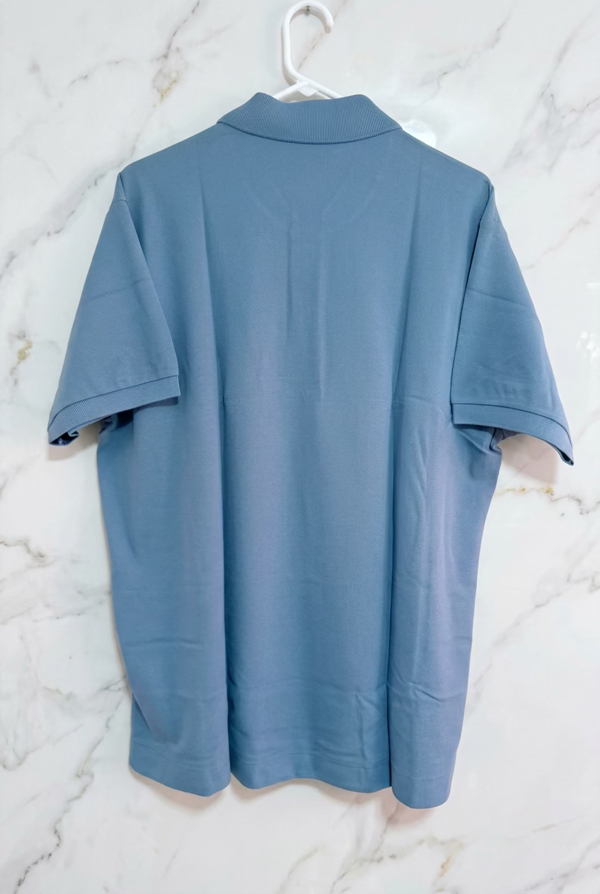 Playera Polo Lacoste Classic Fit para Hombre – Azul Acero